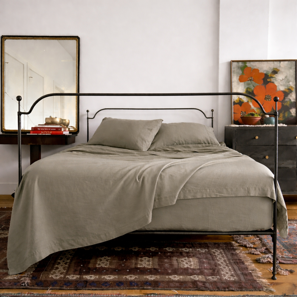 Queen Size Fitted Sheet - Taupe
