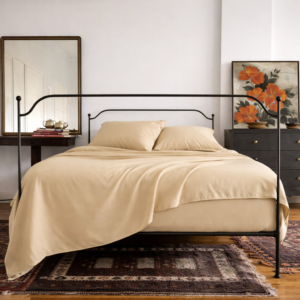 Queen Size Fitted Sheet - Beige Colour